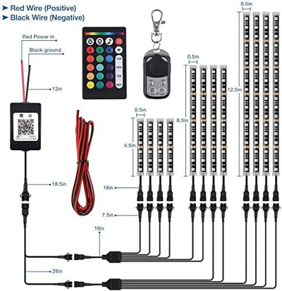 LED Bluetooth Lights for Bike and Car